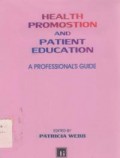 Health Promotion And Patient Education